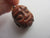 Carved Goldstone Face Pendant Vintage Art Deco c1920