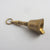 Ringing Hand Bell English Charm or Pendant 9k Gold Vintage 1972