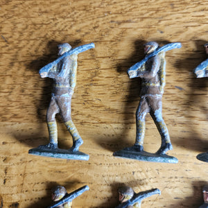 15 Number Hand Painted Lead Toy Soldiers Vintage Art Deco