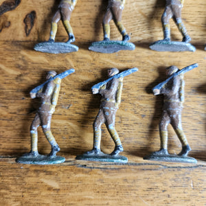 15 Number Hand Painted Lead Toy Soldiers Vintage Art Deco