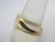 9k Gold Heart Signet Ring English Hallmark Vintage 1962