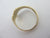 9k Gold Heart Signet Ring English Hallmark Vintage 1962