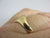 9k Gold Heart Signet Ring English Hallmark Vintage 1962