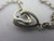 Dangling Heart Sterling Silver Pendant Necklace Links of London Vintage