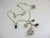 Dangling Heart Sterling Silver Pendant Necklace Links of London Vintage