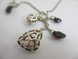 Dangling Heart Sterling Silver Pendant Necklace Links of London Vintage