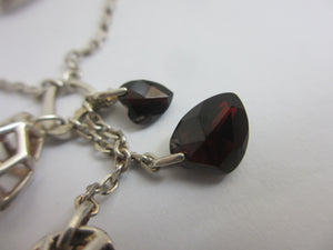 Dangling Heart Sterling Silver Pendant Necklace Links of London Vintage
