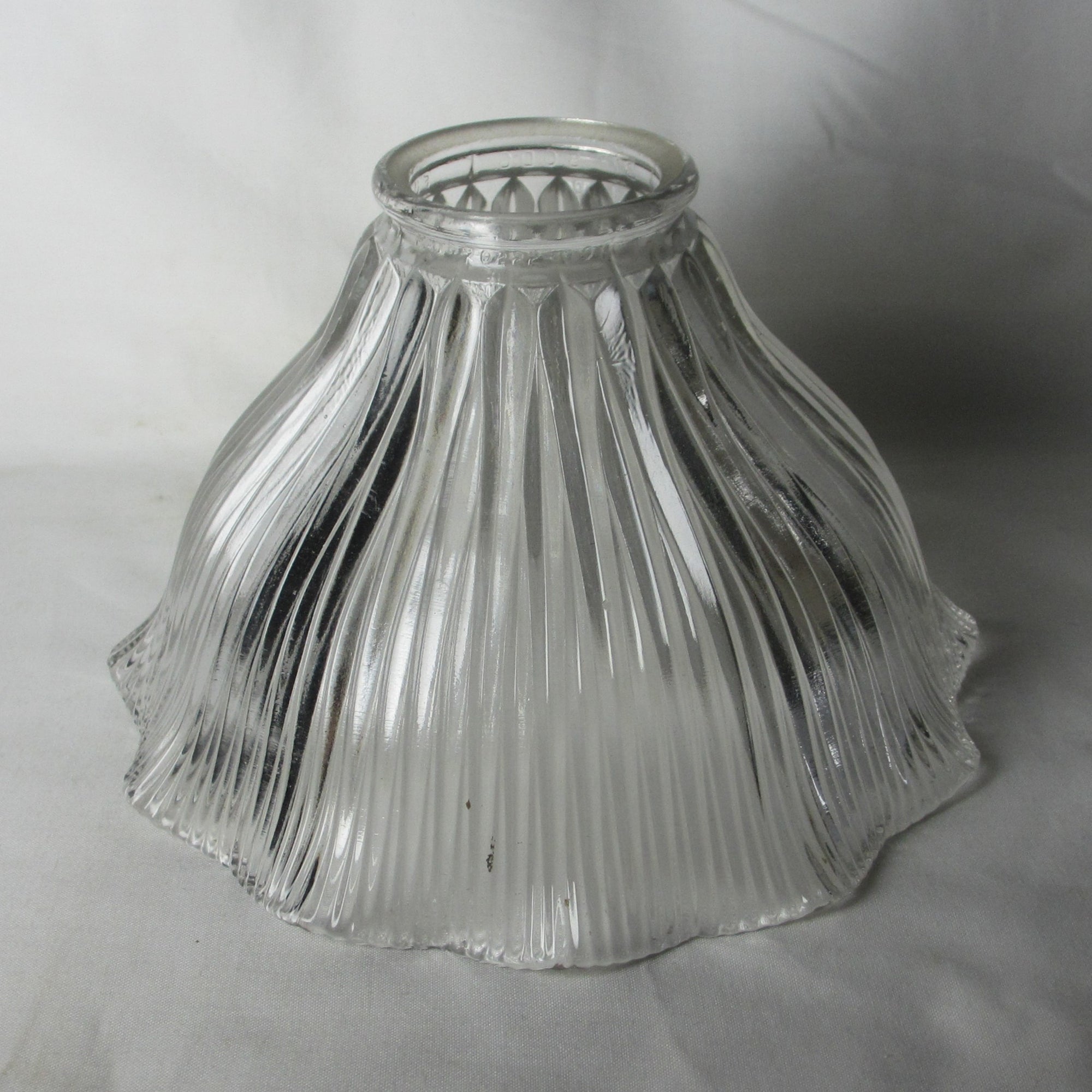 Holophane Glass Lamp Shade Pendant Shade Vintage Art Deco