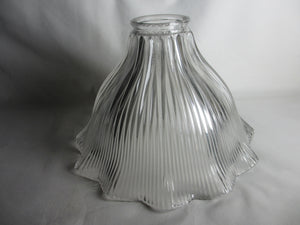 Holophane Glass Lamp Shade Pendant Shade Vintage Art Deco