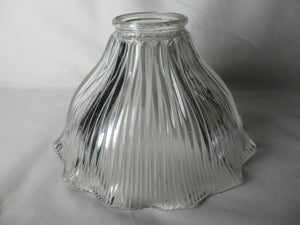 Holophane Glass Lamp Shade Pendant Shade Vintage Art Deco