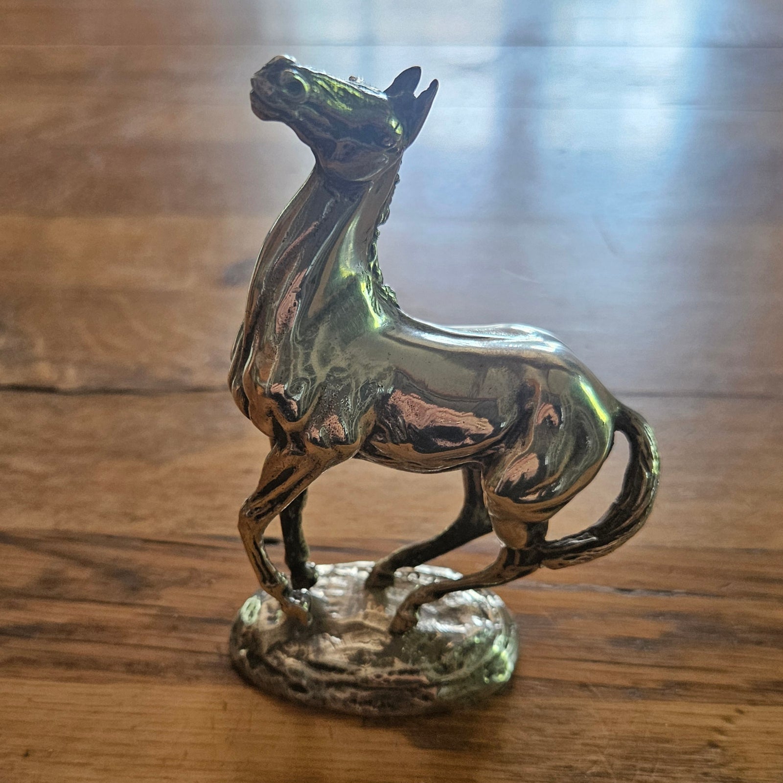 Horse Figure Statue Sterling Silver Hallmarked Vintage 1975