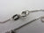 Leaping Dolphin Pendant 14k White Gold Necklace Vintage c1980