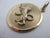 Leo the Lion Sterling Silver Gilt Pendant Vintage c1980