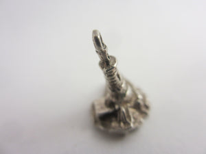Lighthouse Sterling Silver Charm or Pendant Vintage c1960