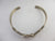 Lovers Knot Stering Silver Bangle Bracelet Vintage