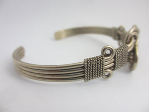 Lovers Knot Stering Silver Bangle Bracelet Vintage
