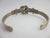 Lovers Knot Stering Silver Bangle Bracelet Vintage