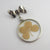 Lucky 4 Leaf Clover Dangling Pendant Bow Brooch or Pin Vintage c1950