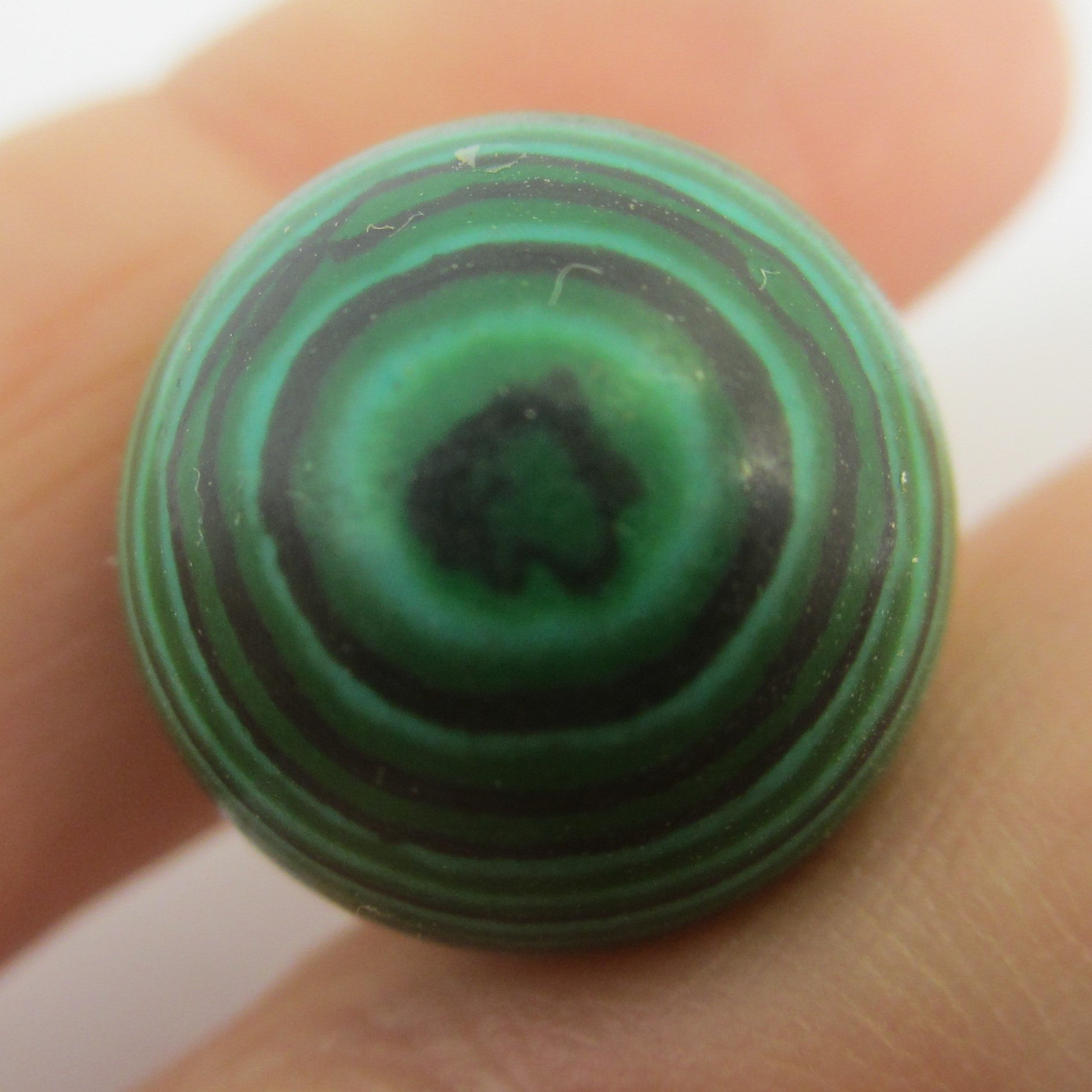 Green Malachite Gemstone Marble Toy Vintage Art Deco c1920
