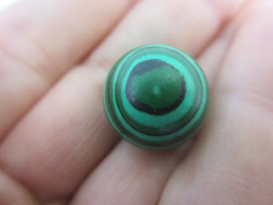 Green Malachite Gemstone Marble Toy Vintage Art Deco c1920