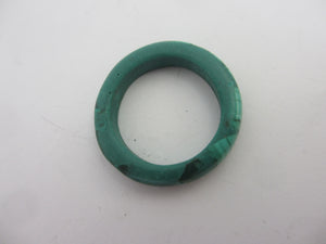 Malachite Ring Size Q Vintage c1980