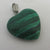 Malachite Heart Pendant Vintage c1980
