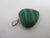 Malachite Heart Pendant Vintage c1980