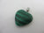 Malachite Heart Pendant Vintage c1980