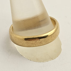 Marriage Band Wedding Ring in 9k Gold Vintage Size UK Y+