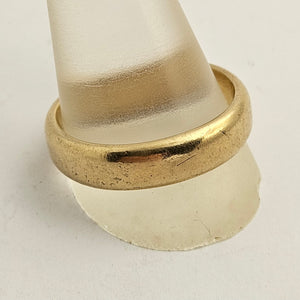Marriage Band Wedding Ring in 9k Gold Vintage Size UK Y+