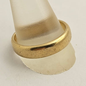 Marriage Band Wedding Ring in 9k Gold Vintage Size UK Y+