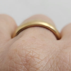 Marriage Band Wedding Ring in 9k Gold Vintage Size UK Y+