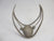 Mother of Pearl Apple Mexican Sterling Silver Bangle Bracelet Vintage