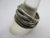 Sterling Silver Multi Ring Size UK S Vintage