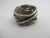 Sterling Silver Multi Ring Size UK S Vintage