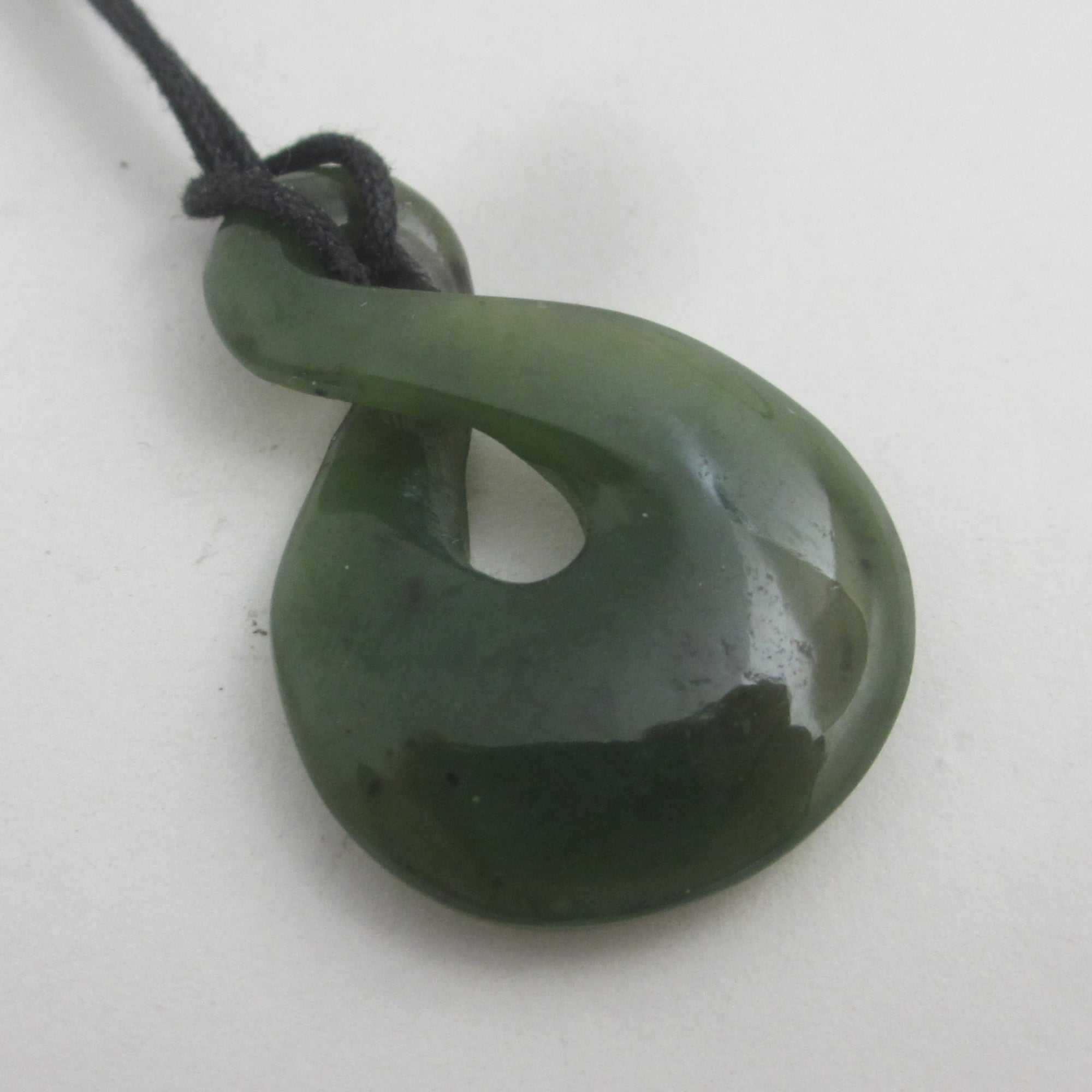 New Zealand Greenstone Nephrite Jade Pendant Vintage