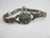 Niello Silver Bracelet Vintage Art Deco c1920