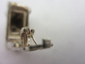 Opening Nuvo Movie Camera Sterling Silver Charm or Pendant Vintage c1960
