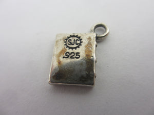 Photo Album in Sterling Silver Charm or Pendant Vintage c1960