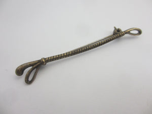 Riding Crop Sterling Silver Brooch Pin Vintage Art Deco c1920