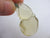 Rock Crystal Lucky Bean Pendant Vintage Art Deco c1920