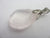 Rose Quartz Agate Lucky Bean Pendant Vintage Art Deco c1920