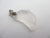 Rose Quartz Agate Lucky Bean Pendant Vintage Art Deco c1920