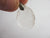 Rose Quartz Agate Lucky Bean Pendant Vintage Art Deco c1920