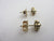 Sapphire and Diamond Daisy Flower Stud Earrings 9k Gold Vintage c1980