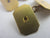 Sapphire Spinel 9k Gold Cufflinks Vintage 1953
