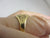 Shield Signet Ring in 9k Gold Vintage 1960