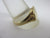 Shield Signet Ring in 9k Gold Vintage 1960