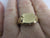 Shield Signet Ring in 9k Gold Vintage 1960