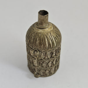 Silver Scent Bottle or Eye Kohl Bottle Vintage Art Deco